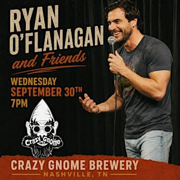 Ryan O'Flanagan LIVE at Crazy Gnome Brewing