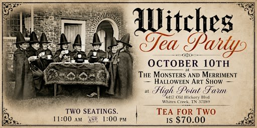 Witches Halloween Tea Party