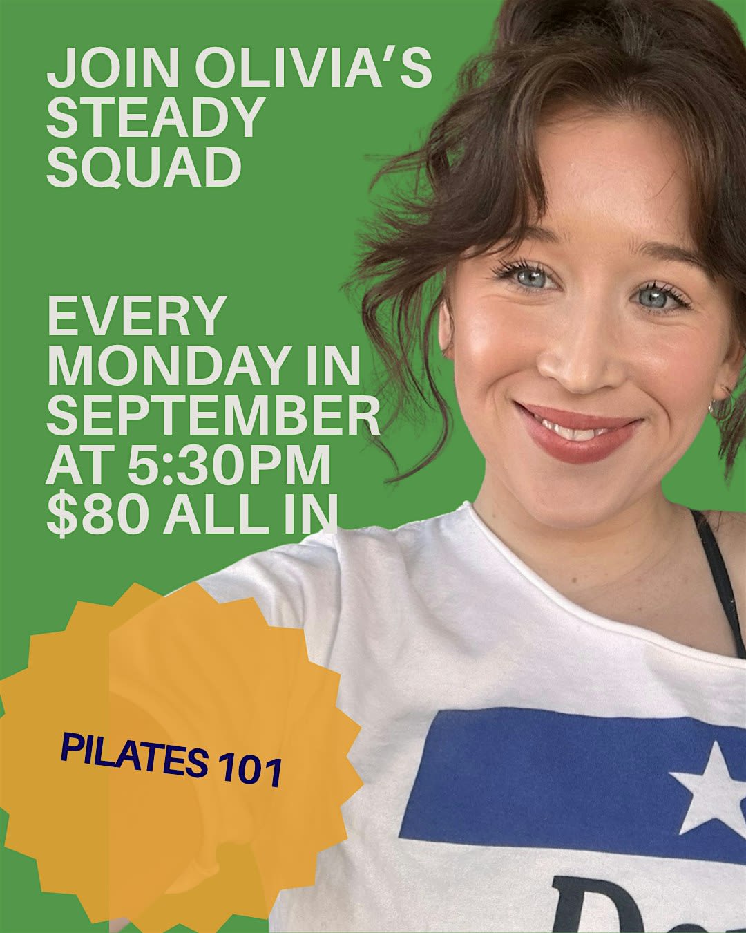 $80 FOR 4 REFORMER PILATES CLASSES IN SEPTEMBER
