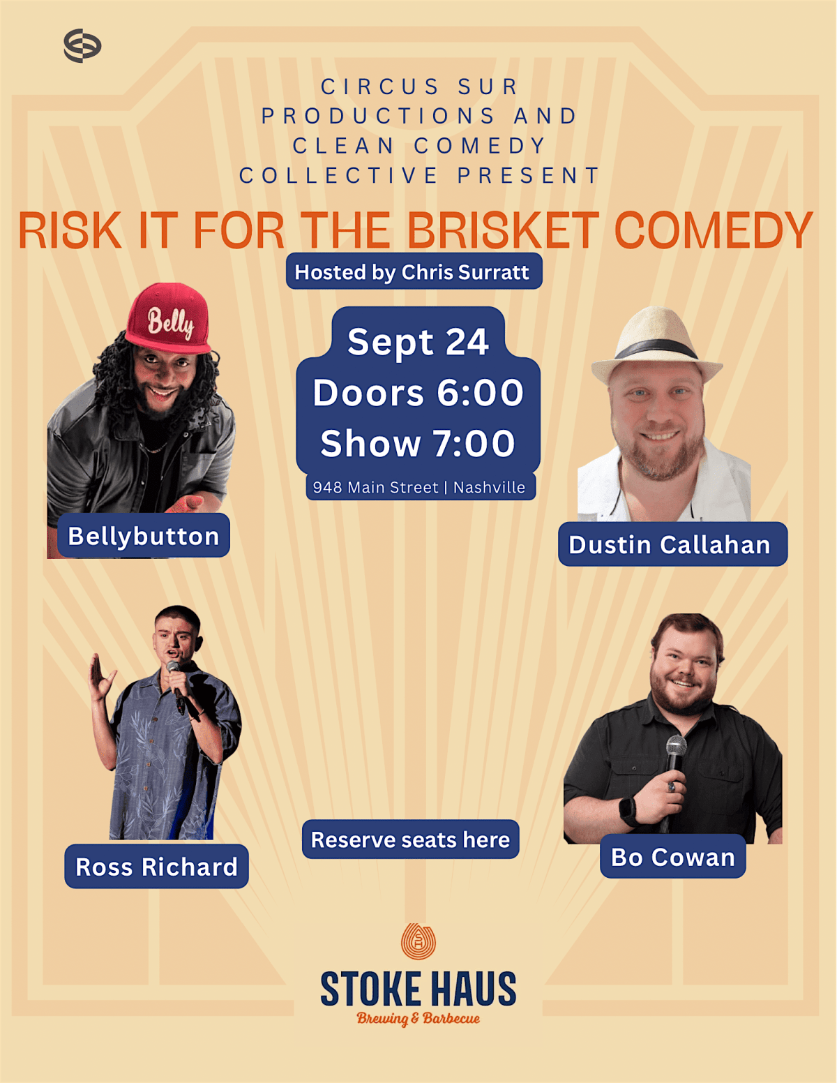 Risk it for the Brisket Comedy Show