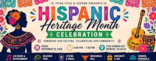 Hispanic Heritage Month Celebration!