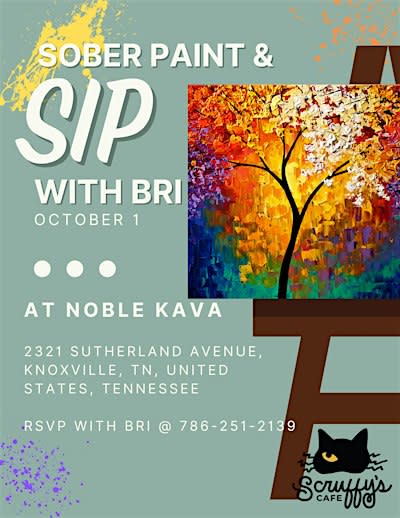 Sober Paint and Sip with Bri