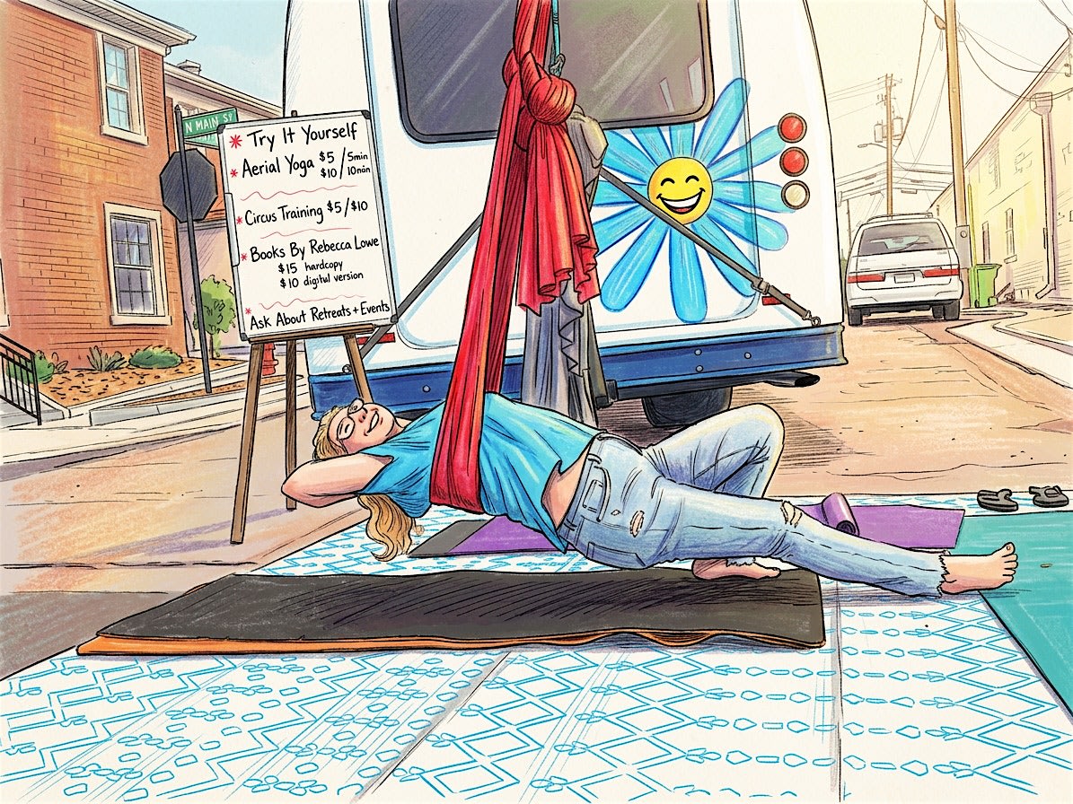 Aerial Yoga Mini-Sessions at Social Brew