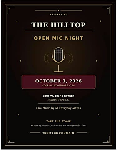 The Hilltop Open Mic