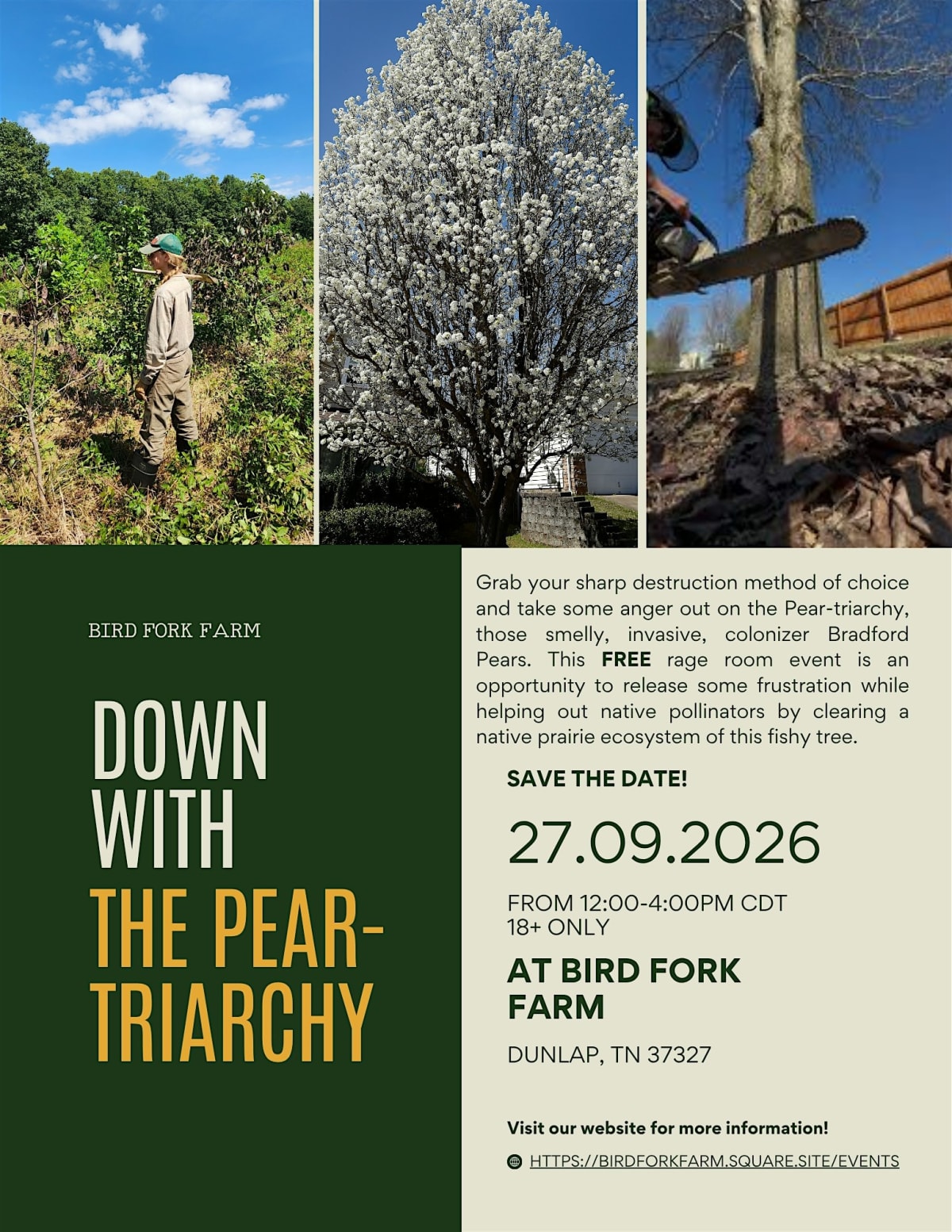 Down with the Pear-triarchy- 09/27/26 FREE RAGE "ROOM"