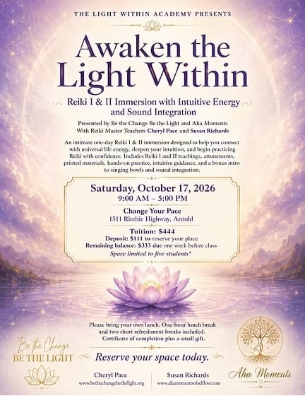 Awaken the Light Within — Reiki I & II Immersion