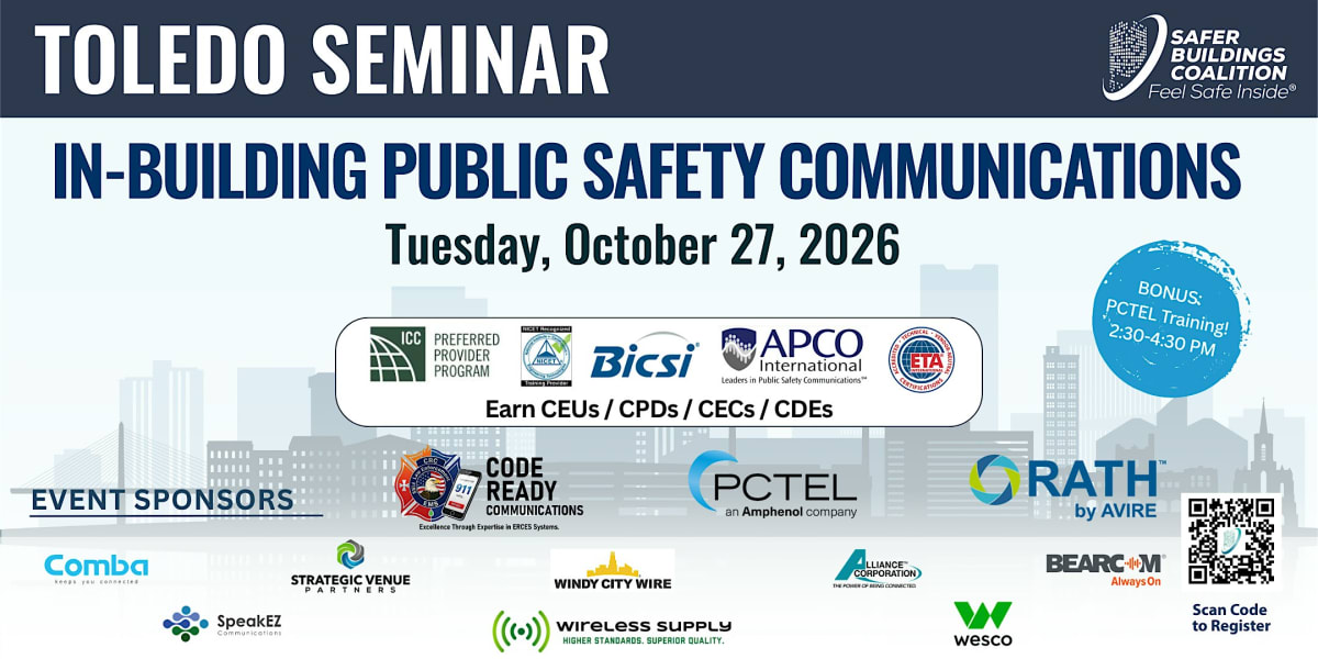 TOLEDO, OH IN-BUILDING PUBLIC SAFETY COMMUNICATIONS SEMINAR - 2026