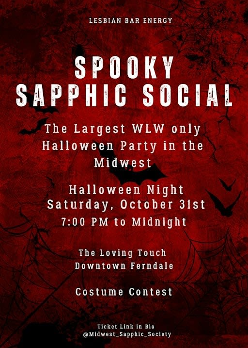 Spooky Sapphic Social