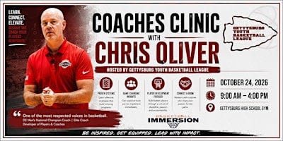 COACHES CLINIC with CHRIS OLIVER (Founder of Basketball Immersion)