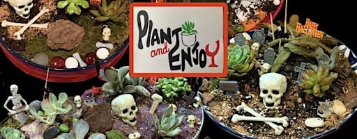 “Spooky Terrarium Workshop” Plant and Enjoy at Wyndridge Farm