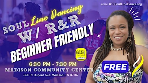 Thursday Soul Line Dancing w/ R&R's Ke'Anna