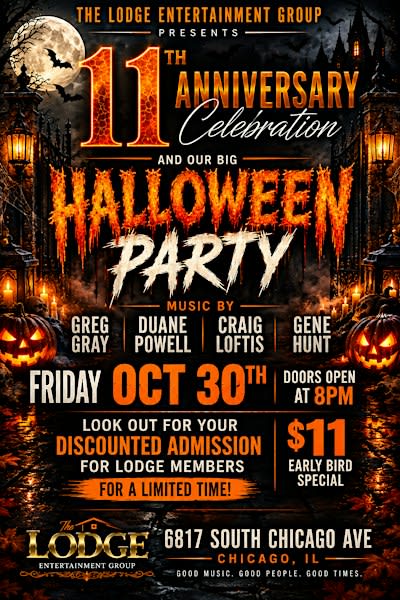THE LODGE ENTERTAINMENT GROUP 11YR ANNIVERSARY HALLOWEEN PARTY