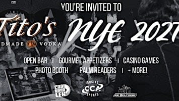 Tito's New Year's Eve 2026 All-Inclusive at the Roof