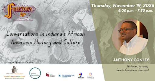 Conversations In Indiana African American History & Culture 11/19/26
