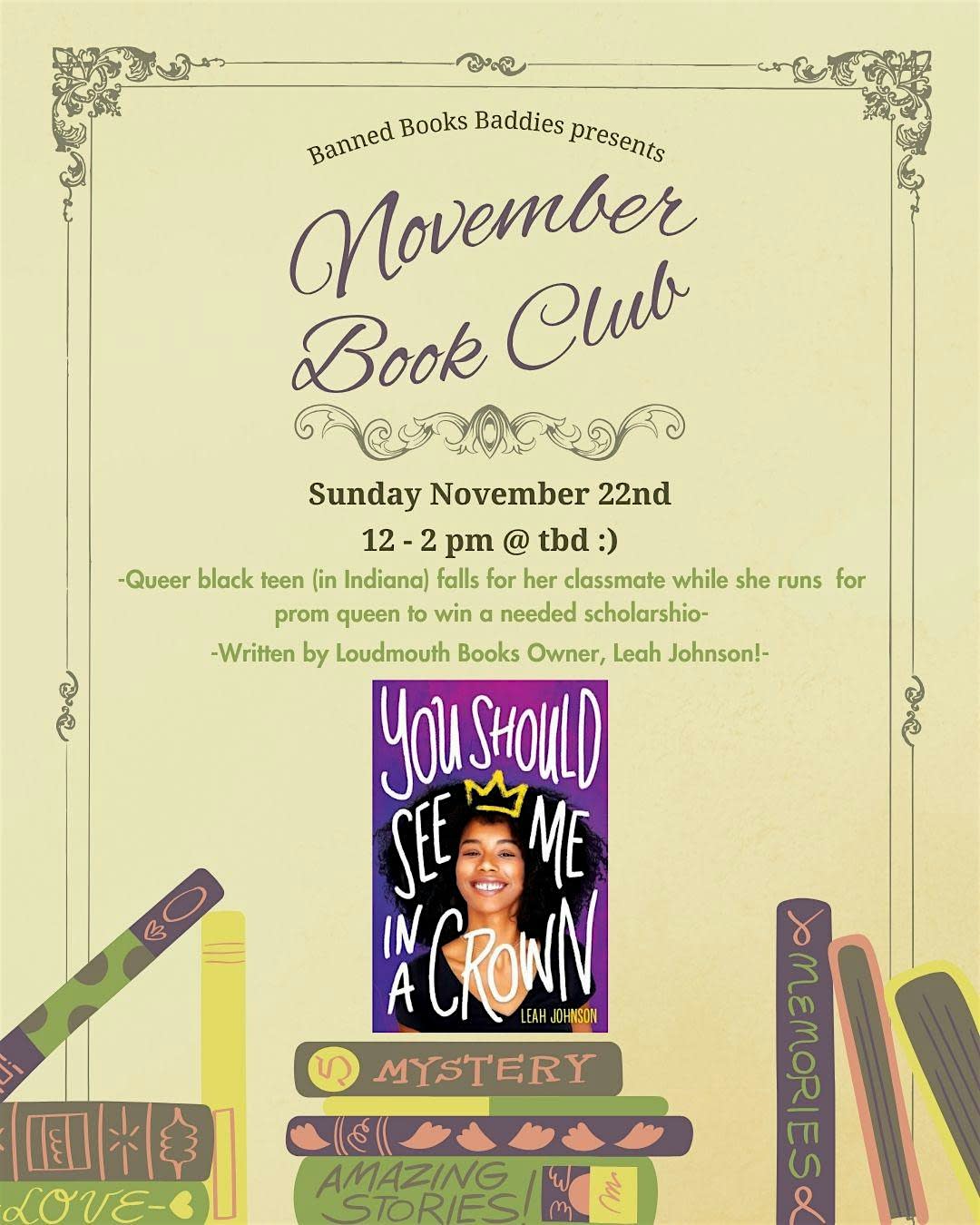November Banned Books Baddies Book Club - Fall YA Pick