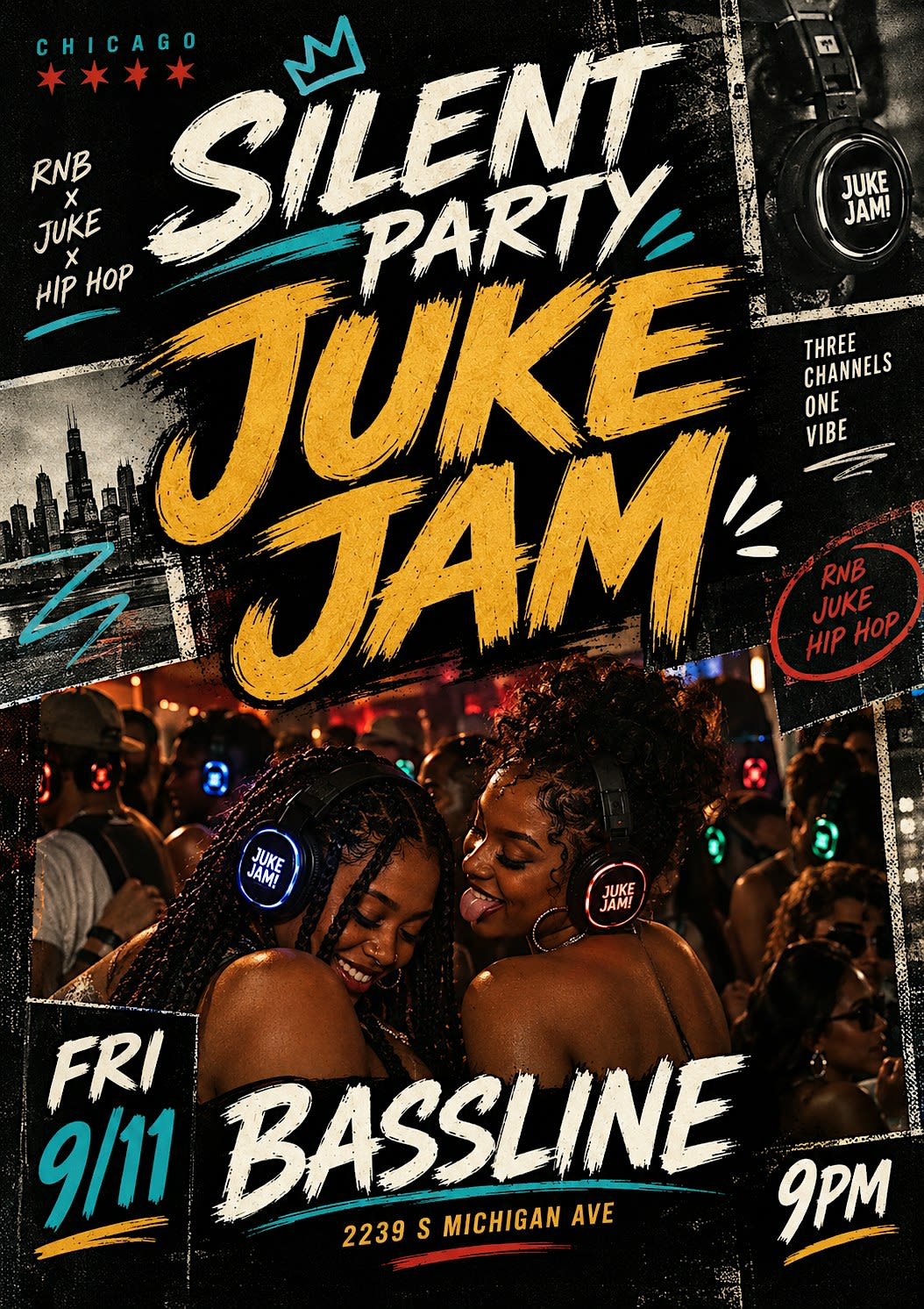 SILENT PARTY CHICAGO | JUKE JAM EDITION @ BASSLINE