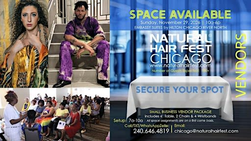 NATURAL HAIR FEST CHICAGO - DAYTIME VENDOR OPPORTUNITY