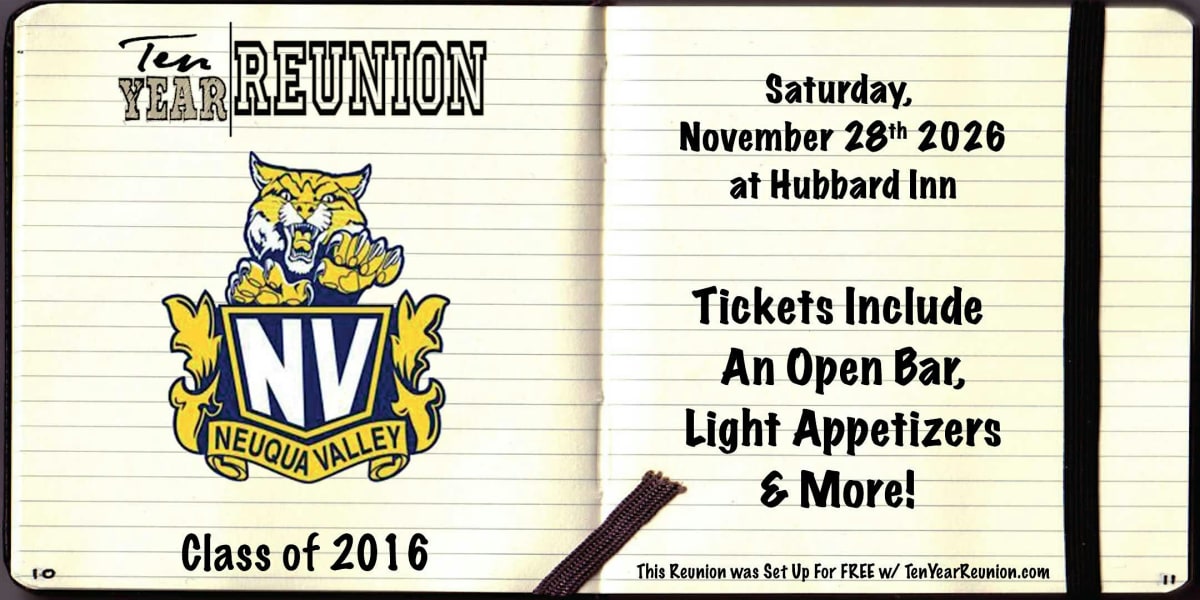 Neuqua Valley Class of 2016: Ten Year Reunion