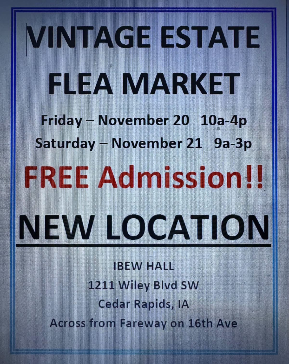 Vintage Estate Flea Market