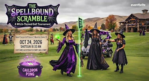 The Spellbound Scramble: A Witch-Themed Golf Tournament