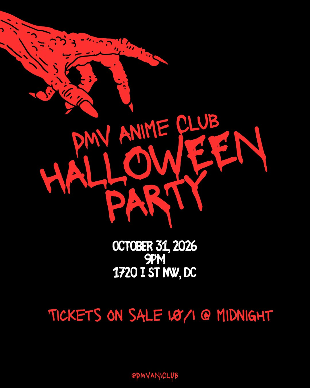 DMV Anime Club Halloween Party