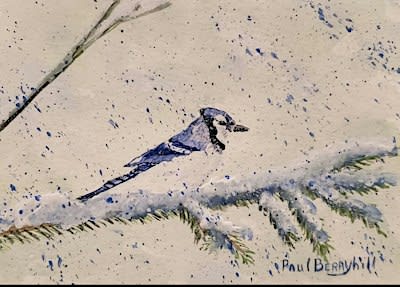 Holiday Watercolor cards with Paul