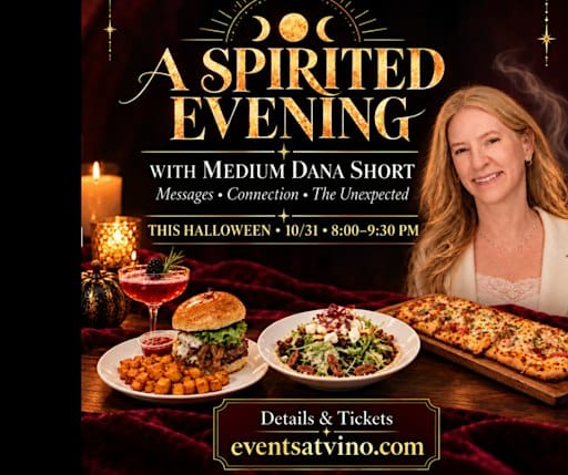 Spirits & Sips: A Halloween Evening with Psychic Medium Dana Short