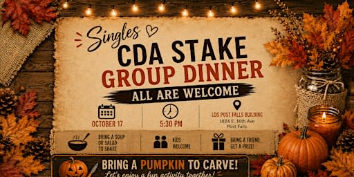 Singles 36+ Group Dinner