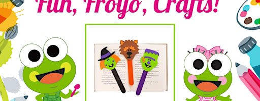 Free Halloween Bookmark Craft at sweetFrog Salisbury