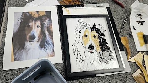 Pets Stained Glass Mosaic
