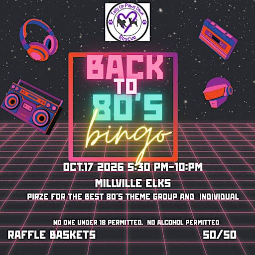 80'S Themed bingo night