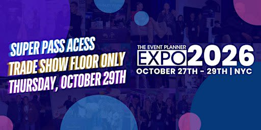 The Event Planner Expo 2026 - Mario Super Pass - 5PM Entry