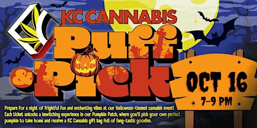 Puff & Pick with KC Cannabis in the Pumpkin Patch
