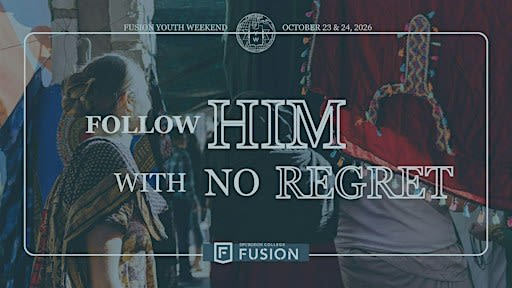 Fusion Youth Weekend 2026