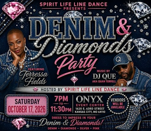 Spirit Life Line Dance presents Denim & Diamonds Party