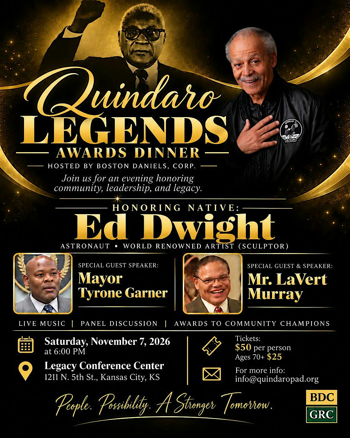 Honoring Quindaro Legends Award Dinner