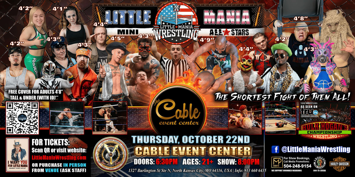 North Kansas City, MO - Little Mania Mini Wrestling @ Cable Event Center