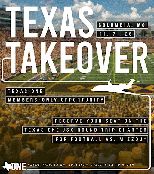 Texas Takeover - Texas Football vs. Missouri (RSVP thru idonate link)