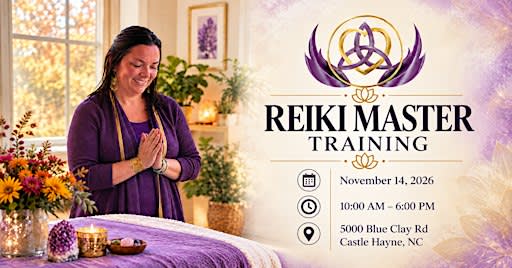 Reiki Master Certification (Level III) | Wilmington, NC