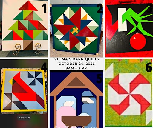 HOLIDAY Barn Quilt Workshop!