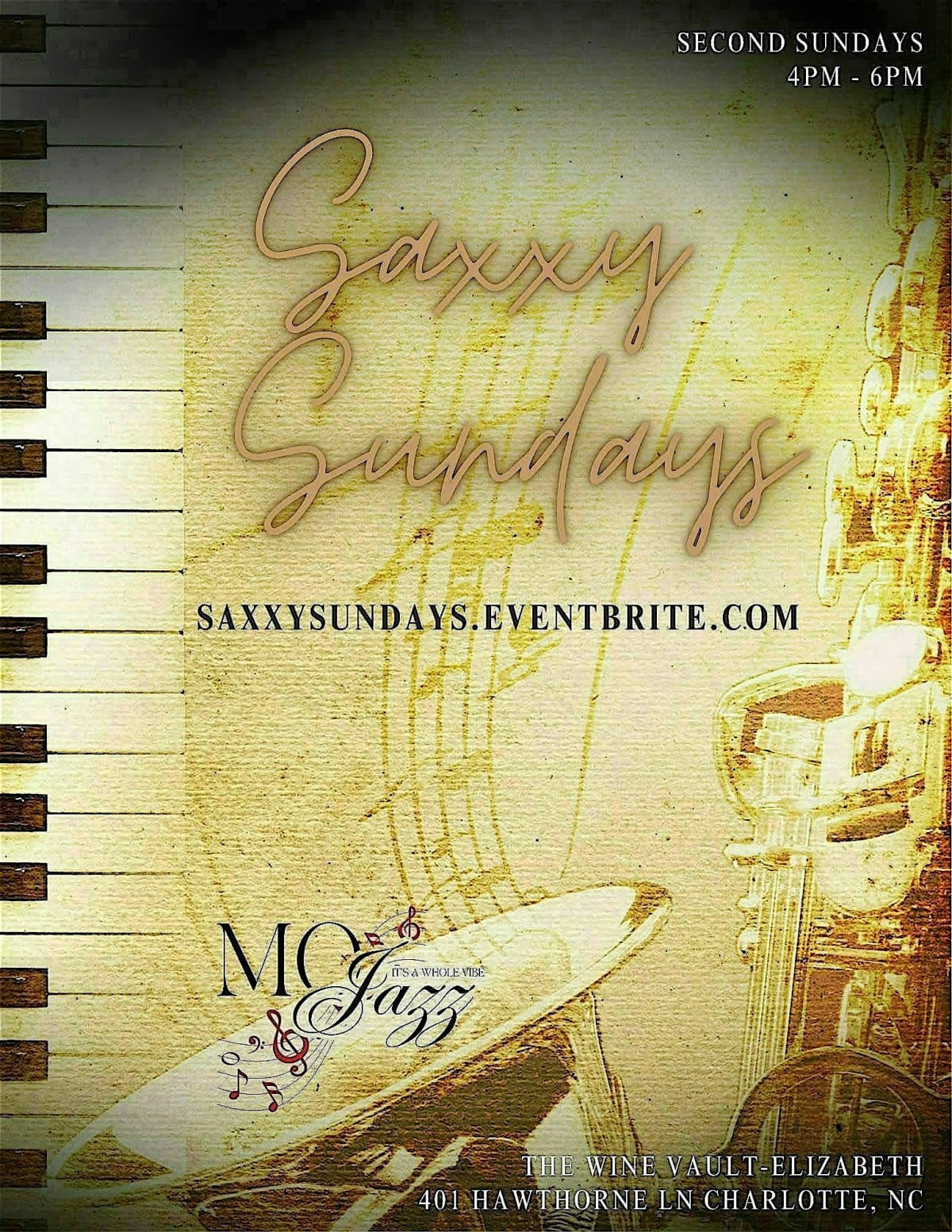 Mo Jazz-Second Sunday- Saxxy Sundays
