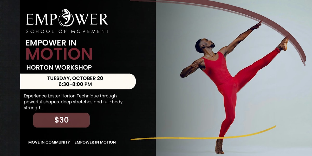Modern Dance: Horton Technique with Melvin Sutton