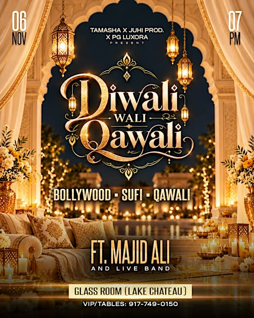 Jersey's Diwali Wali Qawali @Lake Chateau Banquets