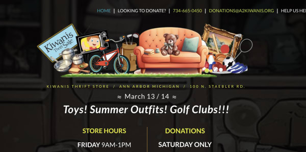Kiwanis Thrift Sale