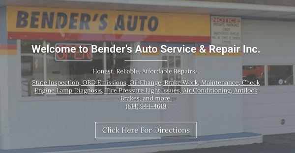 Bender’s Auto Service & Repair Inc.