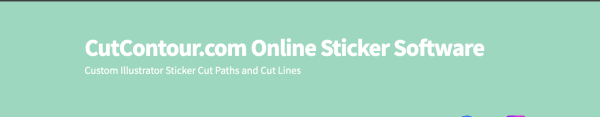 CutContour.com Online Sticker Software
