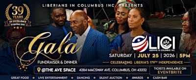 Liberia 179th Independence Day Gala Dinner & Fundraiser