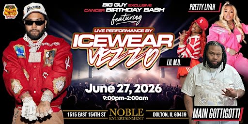 Big Guy Exclusive Cancer Birthday Bash