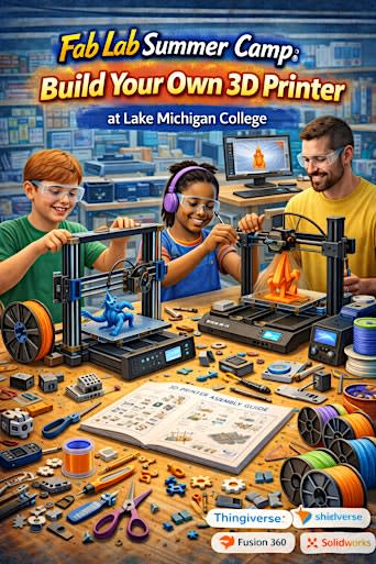 Fab Lab Summer Camp: Build Your Own 3D Printer