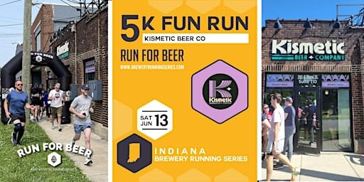 5k Fun Run x Kismetic Beer Co. | 2026 Indiana Brewery Running Series